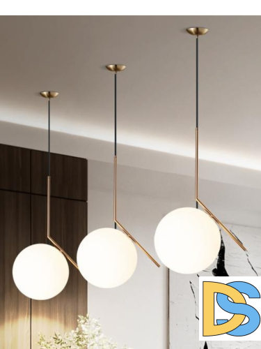 Подвесной светильник Elvan PD-4457L/1-E14-Gl