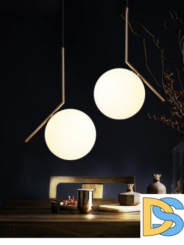 Подвесной светильник Elvan PD-4457L/1-E14-Gl