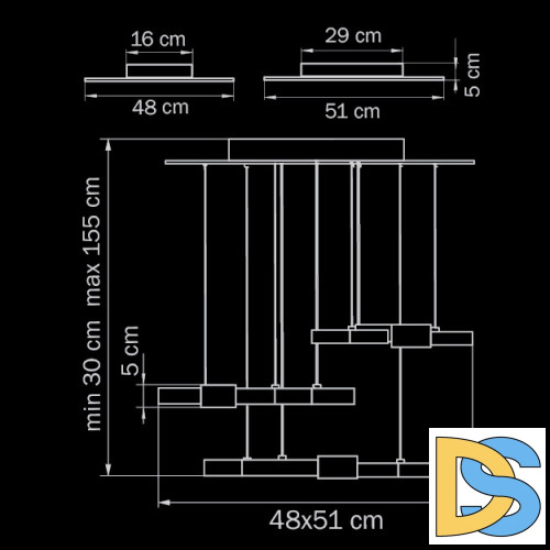 Подвесной светильник Lightstar Favo 750224