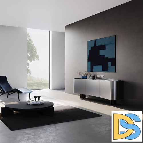 Рамка стеклянная VOLTUM S70 на 5 постов, (шелк, стекло)