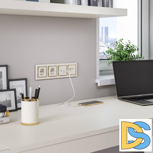 Розетка с заземлением и шторками Werkel слоновая кость W1171103 4690389155758