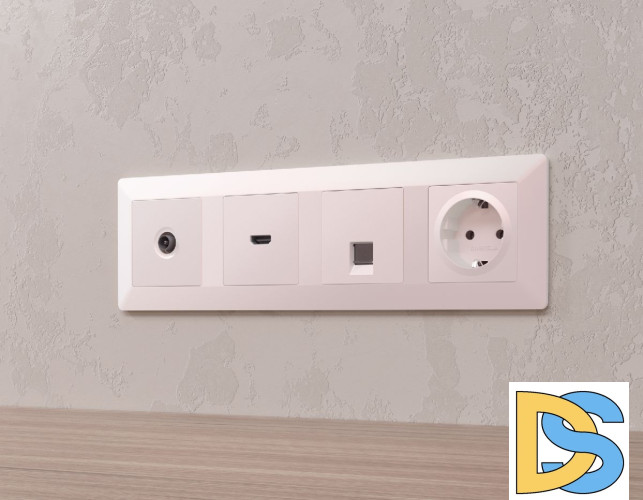 Лицевая панель для TV розетки Ambrella Volt Alfa AP2130