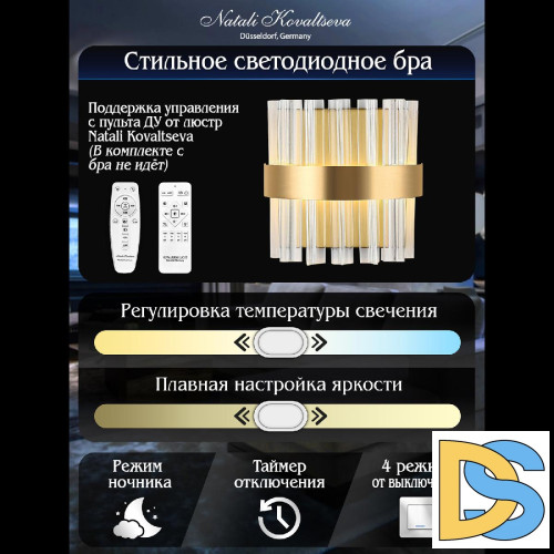 Настенный светильник Natali Kovaltseva Royalton LED LAMPS 81125/1W