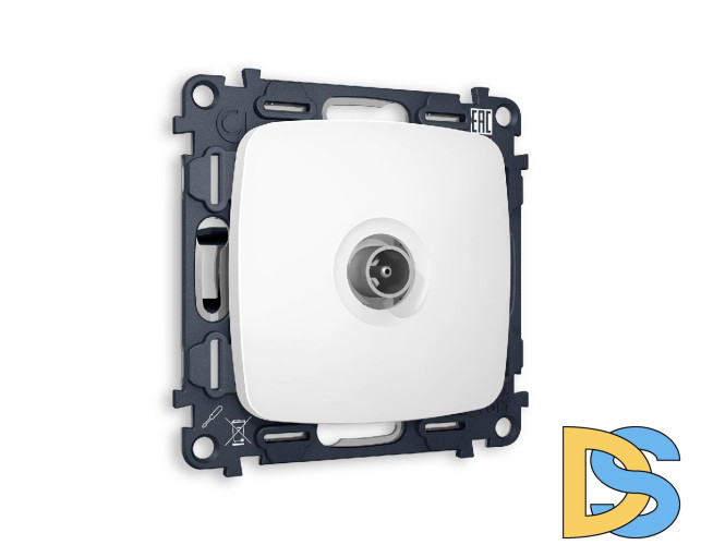 Комплект механизма TV розетки проходной 5-1000 MHz 4dB Ambrella Volt Omega MO133030