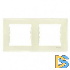 Рамка 2-ая (двойная), Бежевый, серия Sedna, Schneider Electric