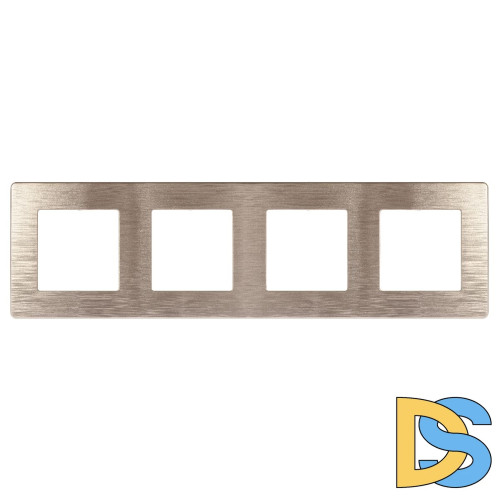 Рамка для розеток и выключателей на 4 поста Эра 12-5104-13 Б0052536