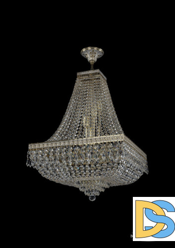 Люстра на штанге Bohemia Ivele Crystal 19272/H2/45IV GW