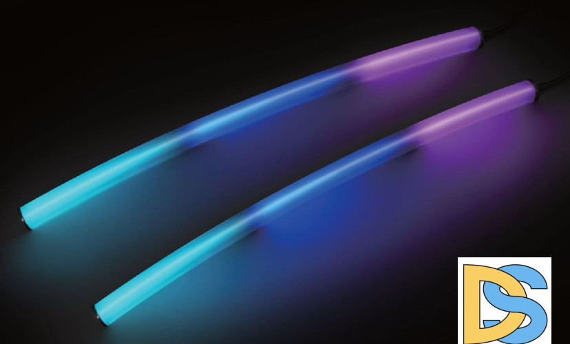 Светодиодная лента герметичная Arlight SPI MOONLIGHT-BLACK-TOP-G180-D25mm 12V RGB-PX2 (21.6 W/m, IP65, 5m, wire x1) 044932