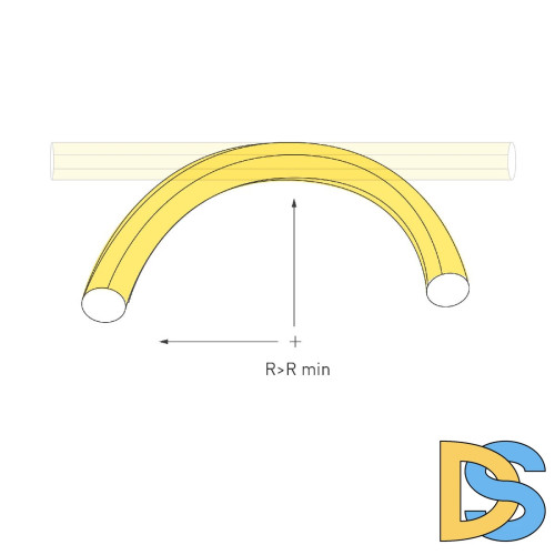 Светодиодная лента герметичная Arlight SPI MOONLIGHT-BLACK-TOP-G180-D25mm 12V RGB-PX2 (21.6 W/m, IP65, 5m, wire x1) 044932