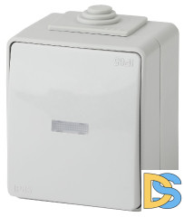 Выключатель с подсветкой Эра 11-1602-03 Б0035974