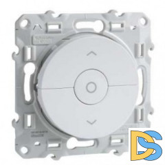 Выключатель для жалюзи (рольставней), 3-х позиционный, Белый, серия Odace, Schneider Electric