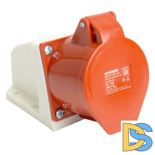 Розетка стационарная Stekker RST32-125-44 49437