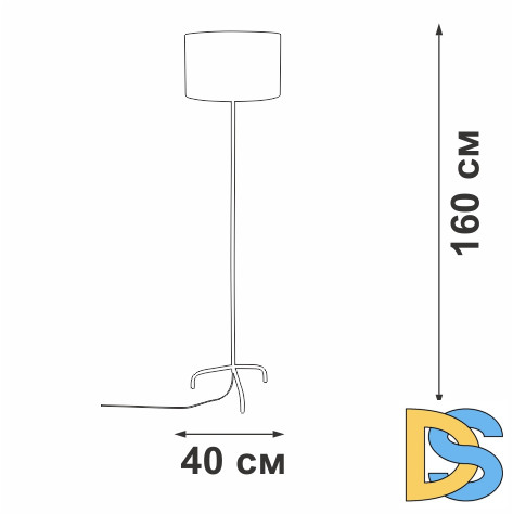 Торшер Vitaluce V2839-1/1P