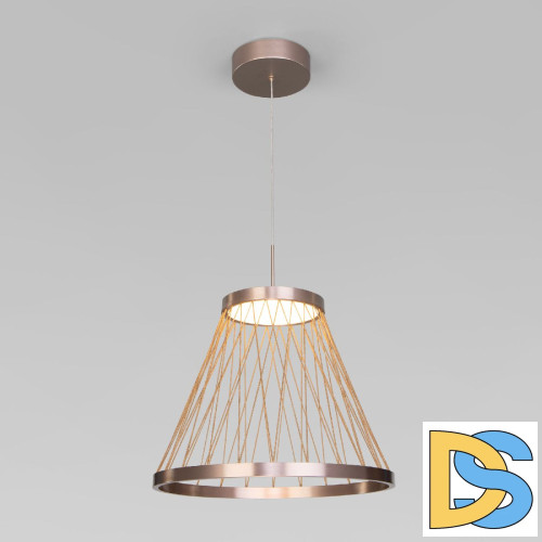 Подвесной светильник Eurosvet Cesta 40016/1 LED коричневый a069283