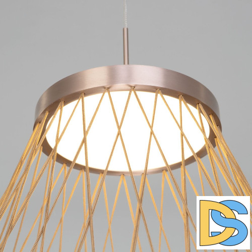 Подвесной светильник Eurosvet Cesta 40016/1 LED коричневый a069283