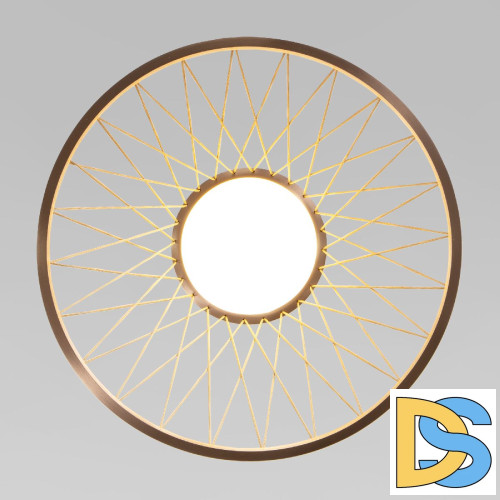 Подвесной светильник Eurosvet Cesta 40016/1 LED коричневый a069283