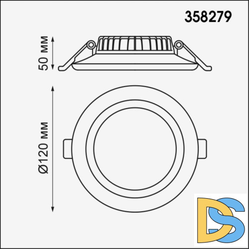 Встраиваемый светильник Novotech 358279