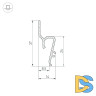 Профиль Arlight STRETCH-SHADOW-TECH-2000 BLACK A2-DELTA 039509