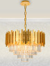 Подвесная люстра Natali Kovaltseva VERTIGO 81440/8C GOLD