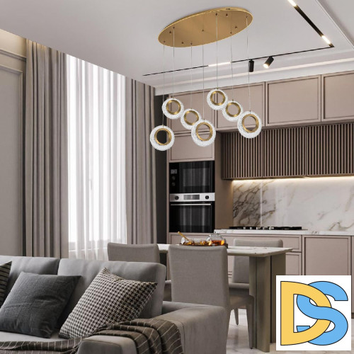 Подвесная люстра Modelux ML.89023.7 BS