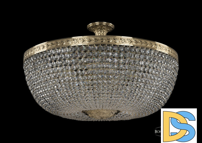 Люстра на штанге Bohemia Ivele Crystal 19151/80IV G