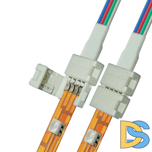 Коннектор для светодиодных лент Uniel UCX-SD4/B20-RGB WHITE 020 POLYBAG 06610
