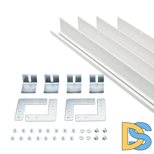 Рамка для встраиваемой установки панелей Arlight BX6060 White 023867