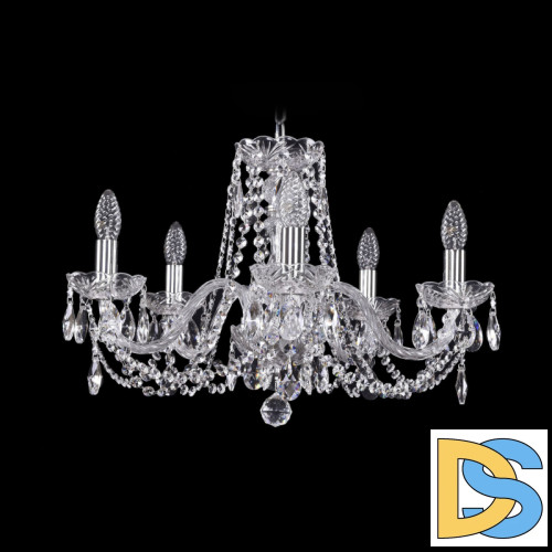Подвесная люстра Bohemia Ivele Crystal 1402/5/195 Ni