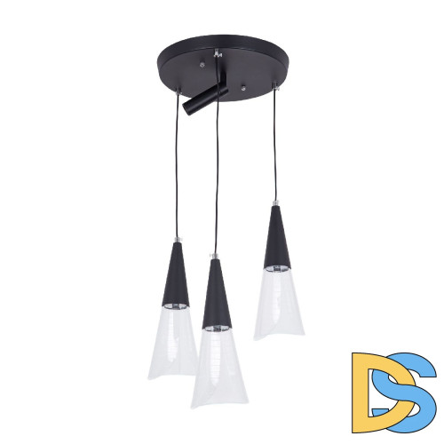 Подвесной светильник LED4U L7106-4 BK