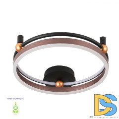 Потолочный светильник Crystal Lux FERNANDO PL48W LED COFFEE/BLACK