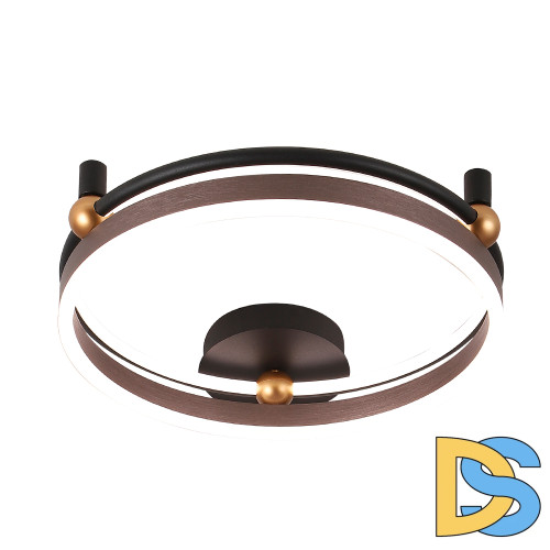 Потолочный светильник Crystal Lux FERNANDO PL48W LED COFFEE/BLACK