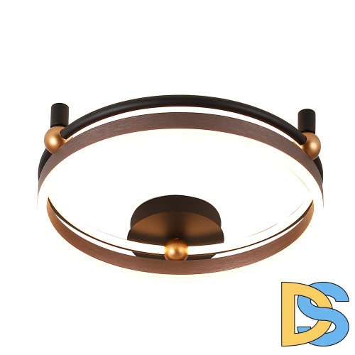 Потолочный светильник Crystal Lux FERNANDO PL48W LED COFFEE/BLACK