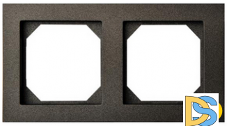 Рамка 2-ая Epsilon антрацит