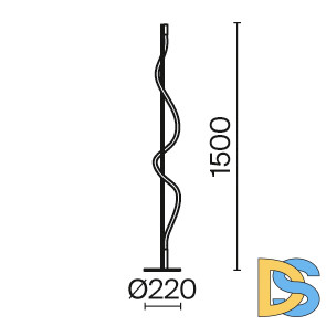 Торшер Maytoni Tau MOD166FL-L15B3K