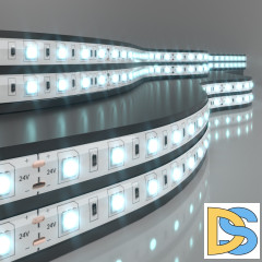 Светодиодная лента Elektrostandard 24V 14,4W 60Led 5050 IP65 холодный белый, 5м 4690389167751