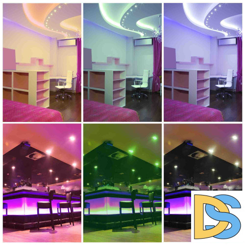 Светодиодная лента Apeyron 12В СТ 7,2Вт/м smd5050 30д/м IP20 360Лм/м 5м RGBW 00-100