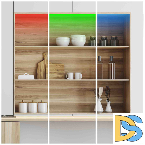 Светодиодная лента Apeyron 12В СТ 7,2Вт/м smd5050 30д/м IP20 360Лм/м 5м RGBW 00-100