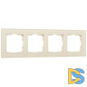 Рамка на 4 поста Werkel Favorit молочный 4690389183447 W0041141