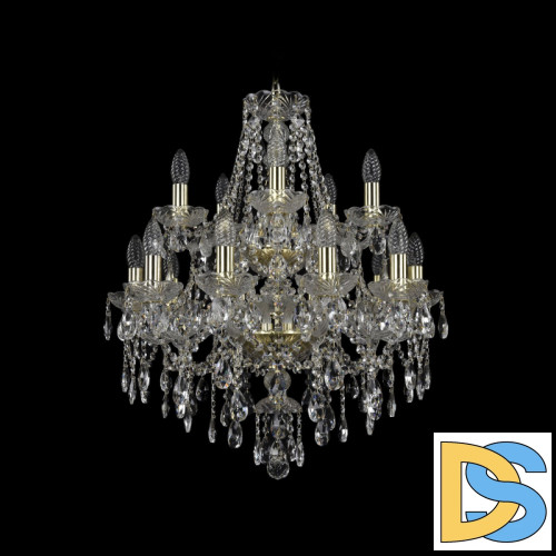 Подвесная люстра Bohemia Ivele Crystal 1415/10+5/200/2d G