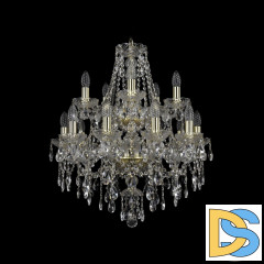 Подвесная люстра Bohemia Ivele Crystal 1415/10+5/200/2d G
