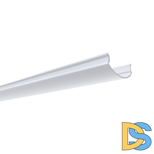 Профиль П-образный накладной Apeyron ширина ленты до 20мм (рассеиватель, заглушки - 2шт) 08-14