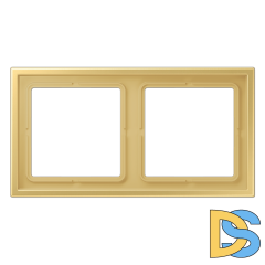 Рамка двухместная Jung LSZME982BFC