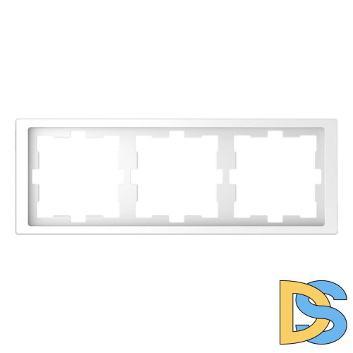 Рамка 3-постовая Schneider Electric Merten D-Life MTN4030-6535