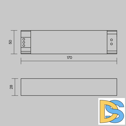 Блок питания Maytoni Power Supply Magnetic PSL005-100W-48V-IP20
