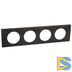 Рамка 4-постовая Legrand Celiane венге 069204