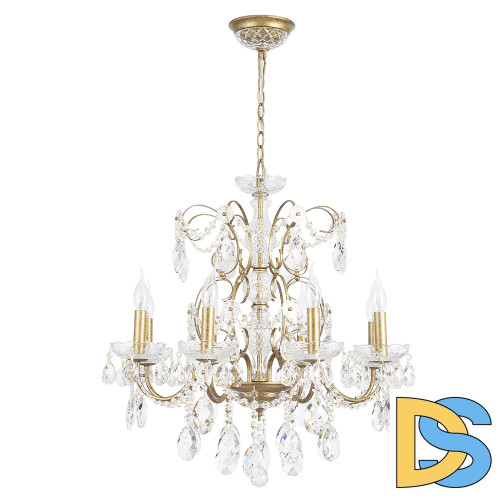 Подвесная люстра Crystal Lux ODELIS SP8 GOLD