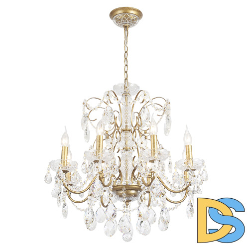 Подвесная люстра Crystal Lux ODELIS SP8 GOLD