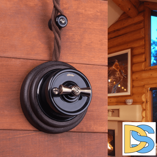 Комплект изоляторов без винта Werkel 100 шт. (коричневый) Ретро W6431414