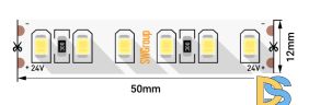 Светодиодная лента SWG SWG2P120-CC-24-9.6-WW 013430