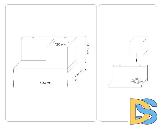 Настенный светильник Ambrella Light Loft TR83123